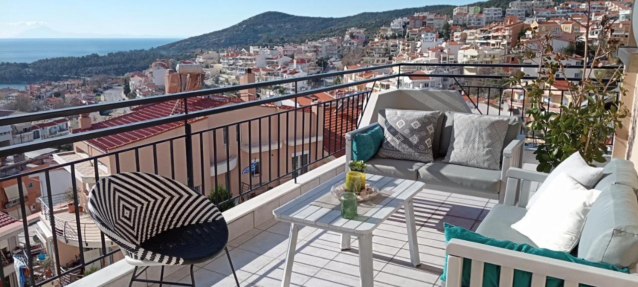 Apartmán Sea Aura Kavala Exteriér fotografie